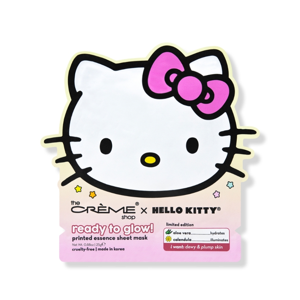 The Creme Shop x Hello Kitty Ready to Glow!✨✨ Printed Essence Sheet Mask…